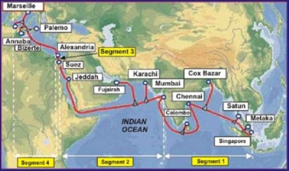 India-Bangladesh pact due on submarine cable during Modi's Bangladesh visit : Agartala like to emerge as future IT hub of North East India